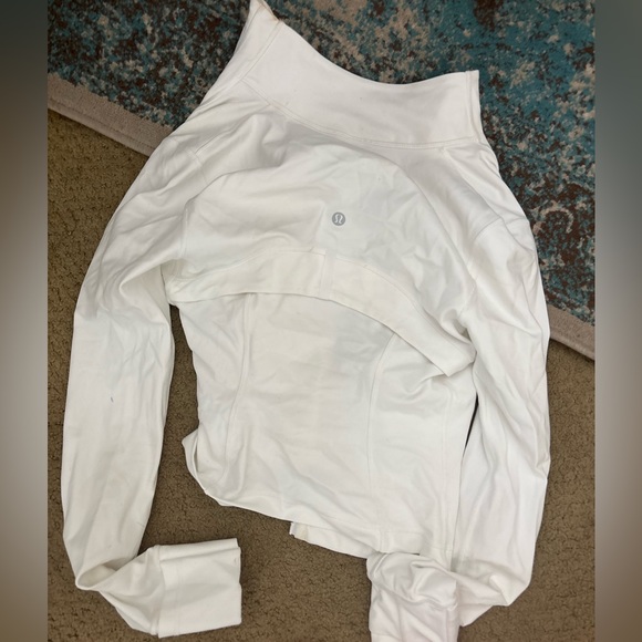 lululemon athletica Tops - Lululemon white define jacket size s